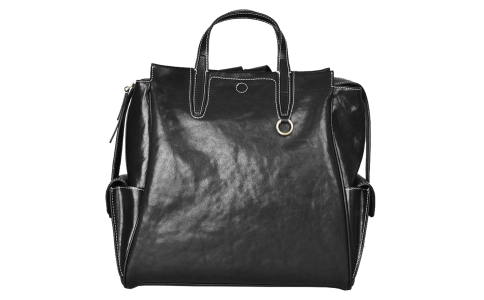 双肩包男女款书包大容量背包复古植鞣牛皮2024新款无性别循迹旅行