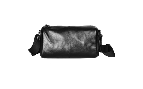 男士斜挎包外出便携包小挎包出行小背包油蜡牛皮随身轻便包2024