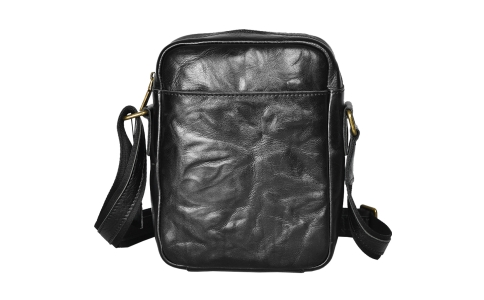 男士斜挎包单肩包外出便携包通勤包真皮复古油皮小背包小包跨肩包