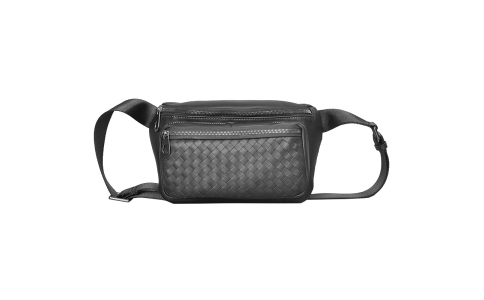 Cross -body chest bag men's model 2024 new high -level sensor woven small design sense design sense niche large capacity light l