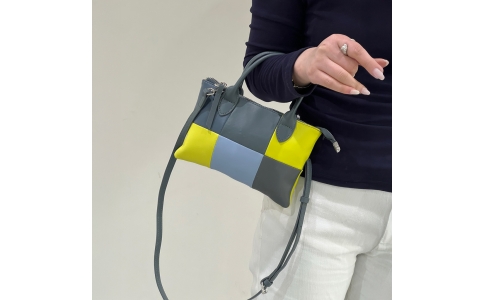 Woven hand - carry and cross - body bag