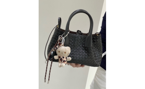 Retro Woven Hand - carry and Cross - body Bag