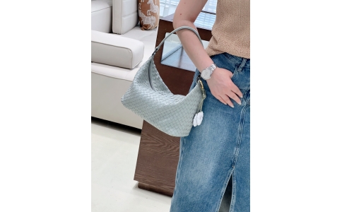 Woven under - arm and cross - body bag