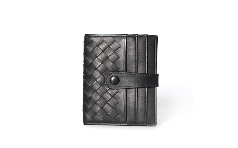 Card Holers Men Credit Women Business ID Card Holder Minimalist Wallets purses Genuine leather Calf Skin luxury Quality woven
